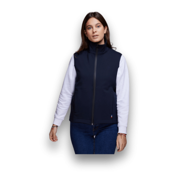 LA SOFTSHELL SANS MANCHE FEMME MADE IN FRANCE – Image 2