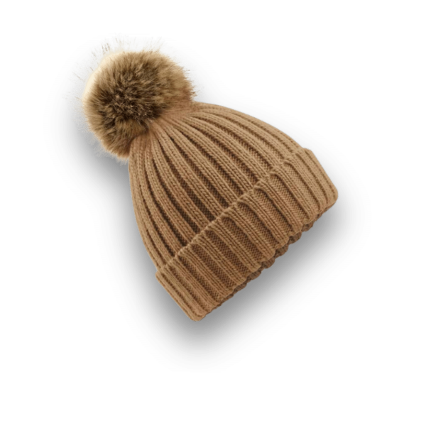 LE BONNET À POMPOM FAUSSE FOURRURE – Image 9