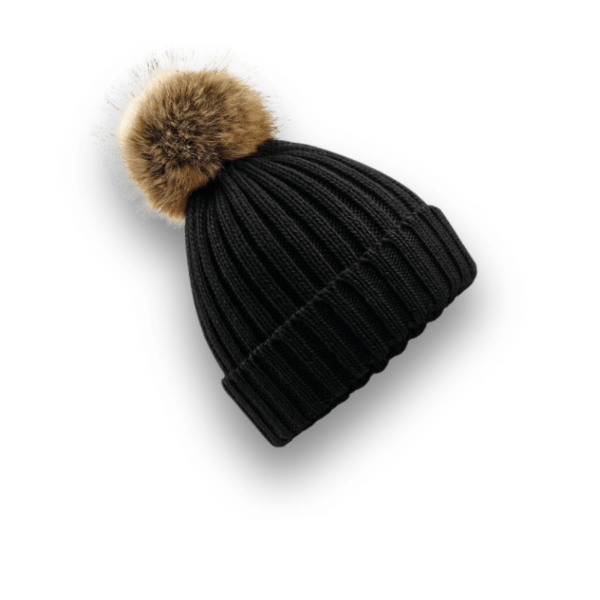 LE BONNET À POMPOM FAUSSE FOURRURE – Image 8