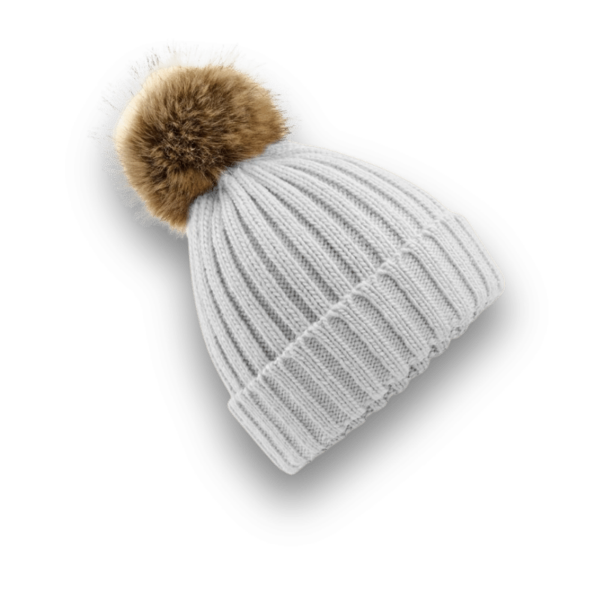 LE BONNET À POMPOM FAUSSE FOURRURE – Image 5