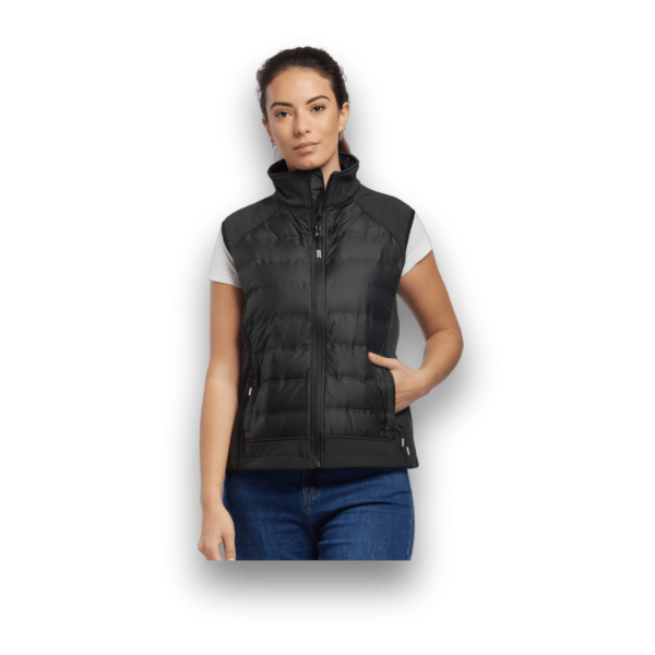 LA BODYWARMER HYBRIDE FEMME