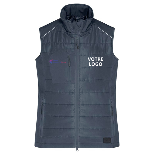 Bodywarmer technique en RPET femme – Image 5